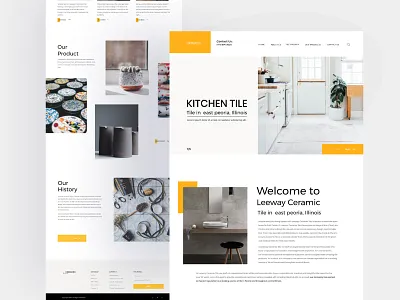 Ceramic Web Design branding agency clean design designmind designmind agency experience header minimal typography ui website