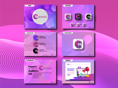 WEBTOOL Brand Guideline brand guideline brand identity branding business logo business logo design company logo company logo design landing page logo logo design