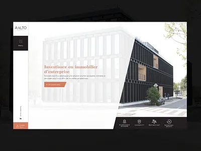 Fonciere Aalto design ui ux webdesign website wordpress