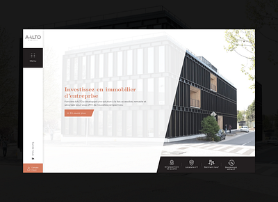 Fonciere Aalto design ui ux webdesign website wordpress