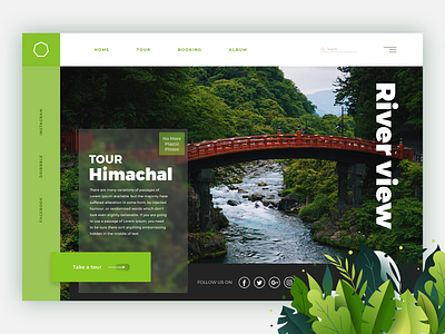 Bridge Banner | River banner banner banner design branding design landing page ui ui ux ux