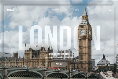 London travel design 2021 adobe xd adobe xd design art big ben city guide design designs travel travel design traveling ui ui ux ui design ux design web world