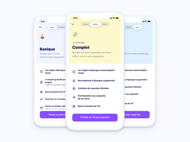 Pick a plan 🎡 app finance mobile pick plant pricing