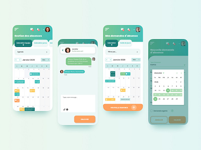 UI design webapp mobile calendar app calendar mobile calendar ui chat app chat mobile mobile app mobile design mobile designer mobile ui responsive design