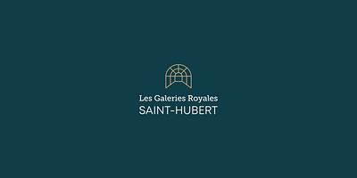 Galeries Royales Saint-Hubert belgium brussels logotype logotype design queen