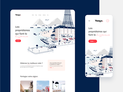 Yaago Home brand identity branding homepage illustration illustration design me responsive design ui uidesign ux webdesig