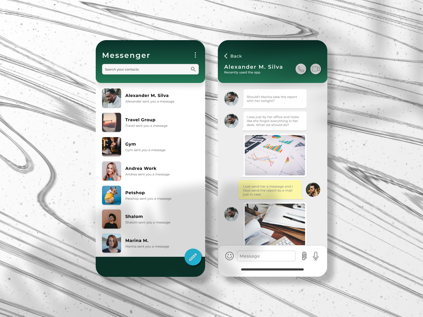 Daily UI 013 | Messenger