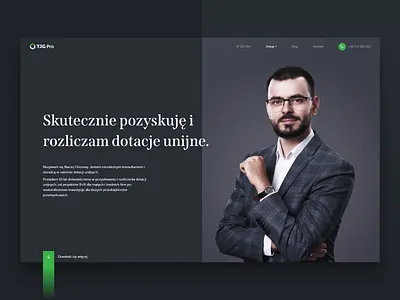 TJG Pro - homepage elegant header homepage webdesign website