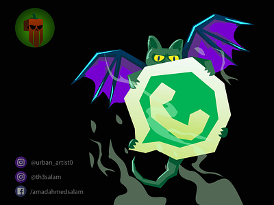 whats app mosnter art print artwork cute monster design design art drowning icon illustration illustration art illustrator monster sketch social media design socialmedia art vector vector art vector illustration whatsapp art whatsapp redesign