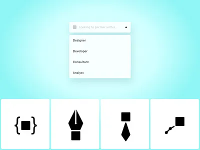 Dropdown design 027 027 dailyui dailyuichallenge icon design illustraion mobile ui ux