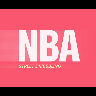 NBA street dribbbling 10 2d animation animation 2d ball character design dribbling flat graphic design illustration motion motion graphics nba ping sport