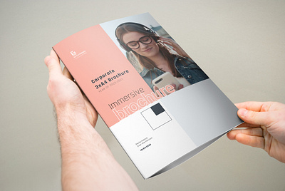 3xA4 Trifold Brochure booklet brand brochure business clean corporate elite standard indesign layout template