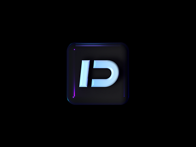 icon-3D 3d blacck branding c4d purple ui 品牌 图标 设计