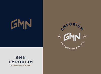 GMN Logo Option 1 3d logo brand brand design branding branding design design icon logo type wordmark