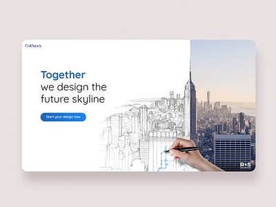 Aliaxis design desktop illustration ux website