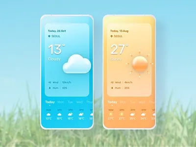 Weather app app dailyuichallenge design figma forecast mobile mobile app mobile app design ui ux weather weather app weather forecast weather icon