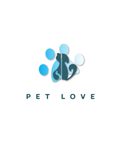 Pet Love logo adobe adobeillustration art dailylogo design graphic design illustration logo logodesign typography