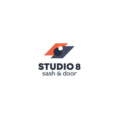 Stuido 8 8 branding design door logo logotype sash studio typography vector