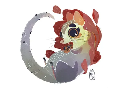 Weasels are cute! characterdesign children children book illustration childrens illustration digital digital art digital painting digitalart illustration procreate weasel