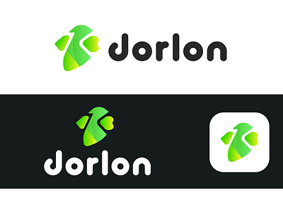 Dorlon modern logo dorlon dorlonlogo fahadmeerx illustrator logo logodesign