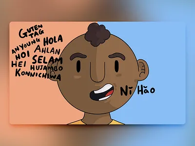Would You Rather - #075 cartoon face language procreate procreate art