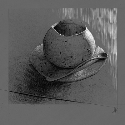 Hatching bowl artwork conceptart digital 2d digitalart illustration