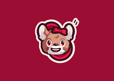 🐭 A Mouse Mascot Logo called "Rosie" ⚘ animal animal logo animalart animals branding design esports esportslogo gaming illustration logo logo design mascot logo mouse mouselogo vector