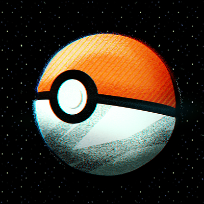 Pokeball 2d design illustration motion