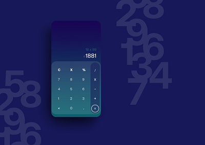 Calculator dailyui 004 app branding calculator dailyui dailyui004 dailyuichallenge design illustration logo simple vector web