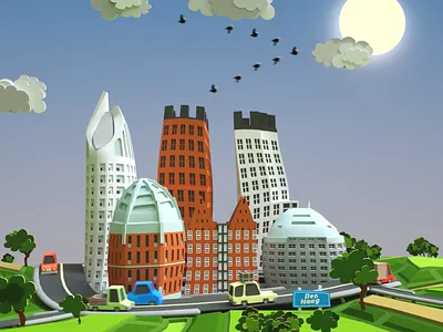 Den Haag Stad Aan Zee animation art branding design graphic design icon illustration illustrator typography vector