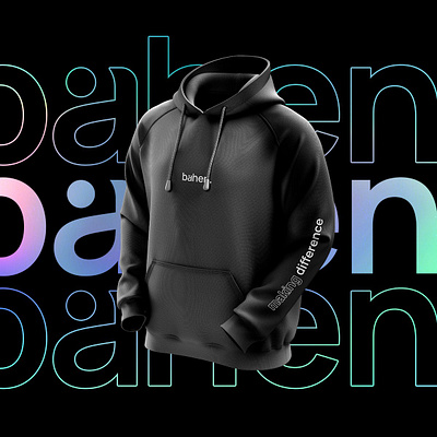 Bahen Studio - hoodie brand brand identity branding branding design design graphic design logo logotype minimal typography