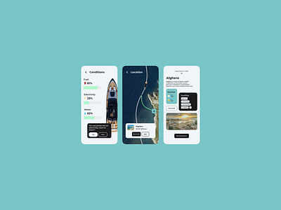 Riva Yacht Concept App app boat branding design luxury minimal mobile mobile ui ui ux yacht