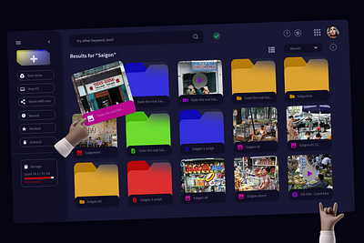 Google Drive Dark Theme dark theme drive file glassmorphism google drive ho chi minh city results saigon storage uiux