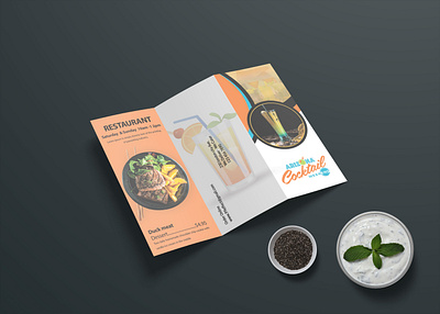 Premium Chinese Restaurant Tri Fold Menu Template chinese menu premium restaurant template trifold