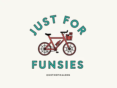 Bike Tee bike biking fun have fun justhopinalong merch tee