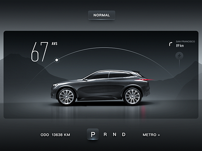 Cluster design for inspiration cluster cockpit concept dashboard hmi illustration interface ui ux