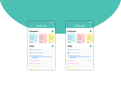 To Do Lists 042 app dailyui042 design ui ux