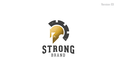 Spartan Logo (4 versions included) brand branding golden helmet vector golden spartan illustration logo logo design logodesign spartan gear spartan helmet spartan illustration spartan logo spartan logo for sale spartan logo template spartan vector warrior logo