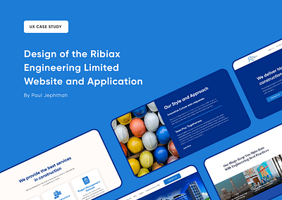 Case Study Design for Ribiax case study design figma figmaafrica figmadesign lagos landing page ui ui design