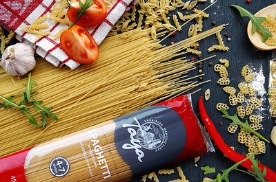 Packaging for pasta "TAYA" branding design макароны паста упаковка