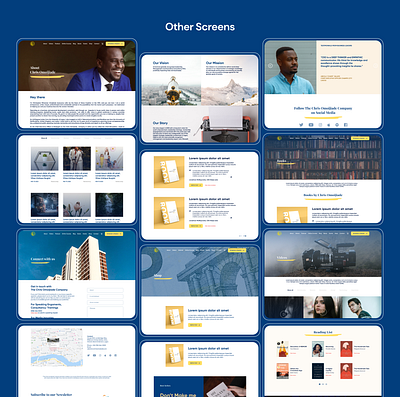 Design Chris Omojiade Website depression design figma figmaafrica figmadesign illustration landing page ui ui design ux