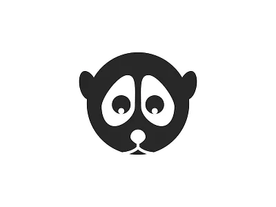 Slow loris portrait animal animal art animal character animal head animal illustration animal logo emblem illustration illustration art logo design loris minimal minimalist logo negative space negative space logo portrait illustration primate slow loris