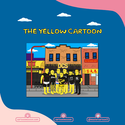 GANG art branding cartoon cute friendship funny gangs gym gymnastics illustration simpsons sport