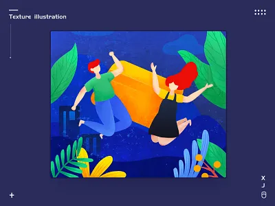 Texture illustration branding design illustration ui