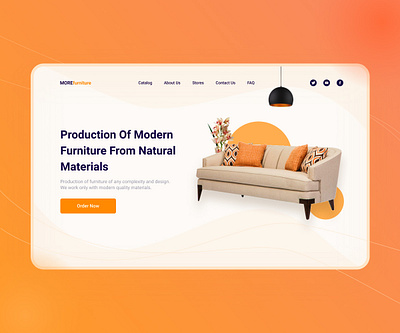 Furniture online store - Web design furniture design furniture shop furniture store furniture website ui ui design user interface user interface ui ux ux design webdesign website concept website design website template