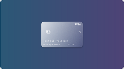 Debit Card Concept card card design concept glass glassmorphism gradient color gradient logo gradients minimal simple simple clean interface transparent visual