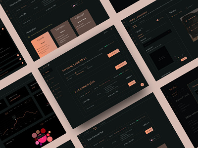 GlamAr Admin Panel admin panel beauty product dark ui dashboard design product design try on ui ux virtual reality