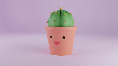 3D Cactus 3d 3dart 3dillustration blender blender3d cactus illustration plant