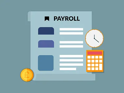 Payroll Icon Illustration animated gif illustration motion design vector