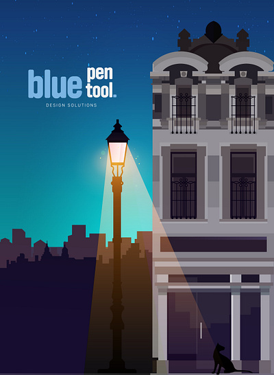 Bluepentool flyer design bluepentool flyer design flyer designs logo vector